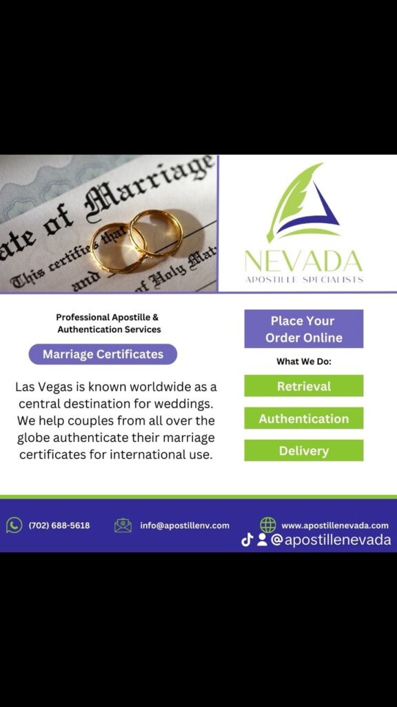 Mastering the Apostille Process for Las Vegas Marriage Certificates: Expert Advice