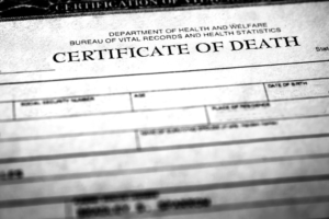 Death Certificate Process