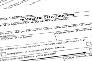 Marriage Certificate