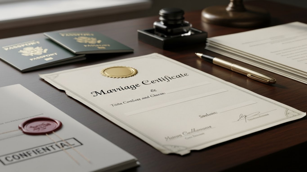 Marriage Certificate Apostille Problems