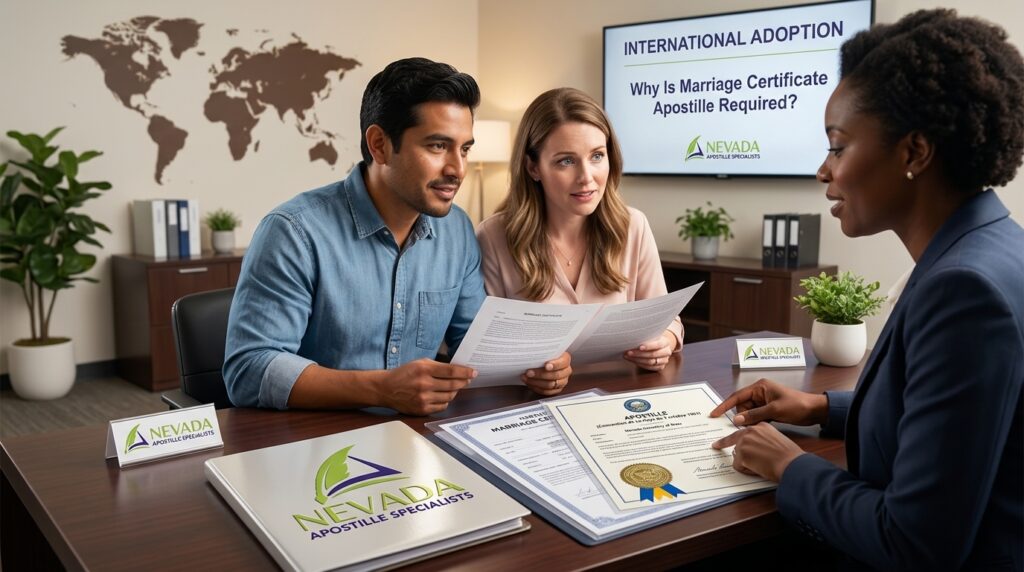 Marriage Certificate Apostille Required in International Adoption