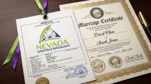 Marriage Certificate Apostille Take in Nevada