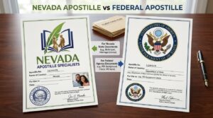 Nevada Apostille vs Federal Apostille