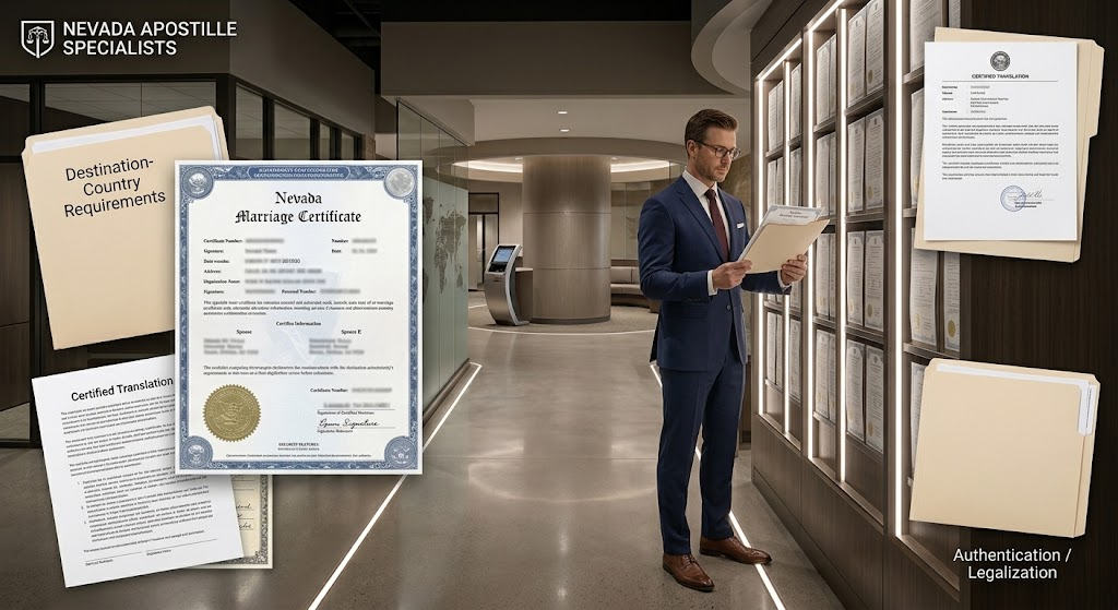 What Are the Marriage Certificate Apostille Requirements in Henderson?
