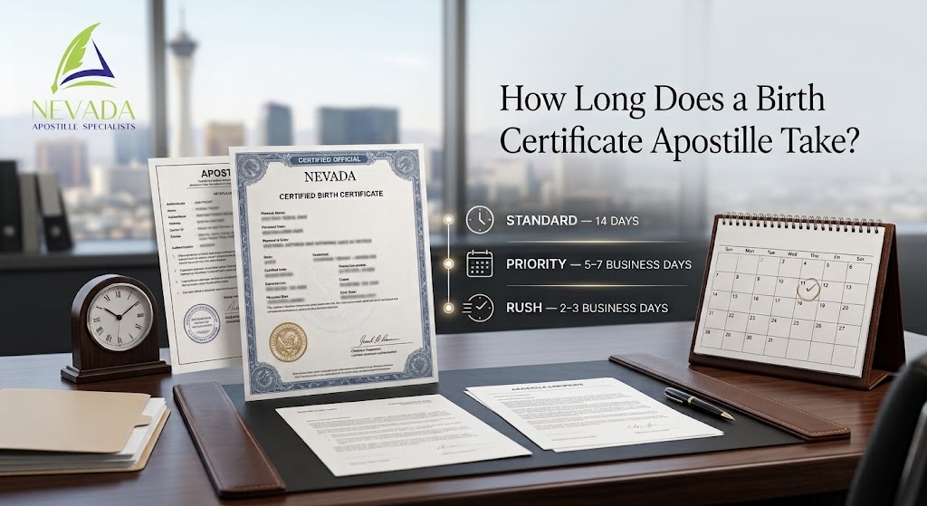 How Long Does a Birth Certificate Apostille Take?