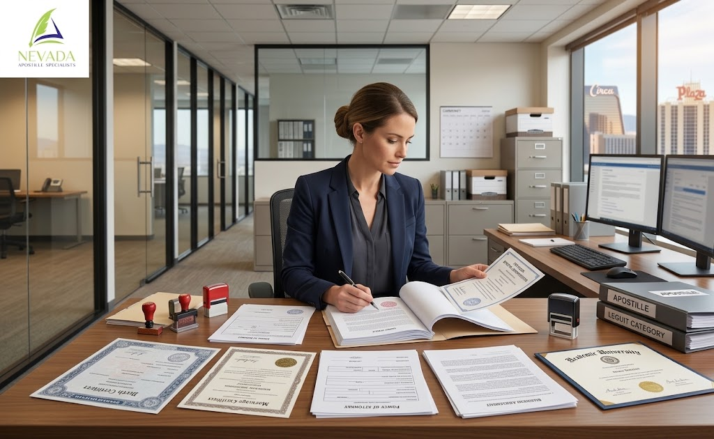 What Documents Need an Apostille in Downtown Las Vegas?